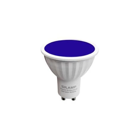 SILAMP Ampoule LED GU10 7W 220V BLEU 3 SILAMP Ampoule LED GU10 7W 220V BLEU