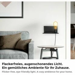 B.K.LICHT 3 Ampoules LED Edison Vintage ST64 I E27, 4W, Blanc Chaud 2700K, Intensité Lumineuse 380lm, Ampoule Rétro à Filament -Pas Cher Ampoule LED Boutique 28271652 4