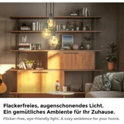 B.K.LICHT 3 Ampoules LED Edison Vintage G80 I E27, 4W, Blanc Chaud 2200K, Intensité Lumineuse 320lm, Ampoule Rétro à Filament -Pas Cher Ampoule LED Boutique 28271694 4