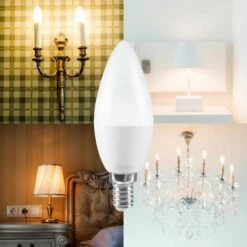 ARUM LIGHTING Lot De 10 Ampoules LED E14 6W Rendu 40W 420LM | Température De Couleur: Blanc Chaud 2700K -Pas Cher Ampoule LED Boutique 28533711 4