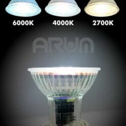 ARUM LIGHTING Lot De 3 Ampoules LED GU10 5W 420 Lm Eq 50W | Température De Couleur: Blanc Neutre 4000K -Pas Cher Ampoule LED Boutique 28533758 4