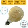 LUTECE-ARC Ampoule LED Filament E27 Vintage G125 4W 250Lm 2000K