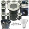 MYLUMI 10 Spots Exterieurs IP67 230V Double Presse-étoupe + 10 LED GU10 7W 4000K -Pas Cher Ampoule LED Boutique 31496399 1