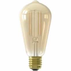 CALEX Ampoule Smart LED Filament Ambrée Rustic STD ST64 E27 7W 806lm 1800-3000K