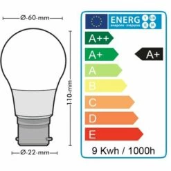 ARUM LIGHTING Lot De 10 Ampoules LED B22 9W Eq 60W 806lm | Température De Couleur: Blanc Chaud 2700K -Pas Cher Ampoule LED Boutique 31770289 5