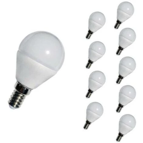 Ampoule E14 LED 6W 220V G45 240° (Pack De 10) - Blanc Chaud 2300K - 3500K - SILAMP - Blanc Chaud 2300K - 3500K 3 Ampoule E14 LED 6W 220V G45 240° (Pack De 10) - Blanc Chaud 2300K - 3500K - SILAMP - Blanc Chaud 2300K - 3500K