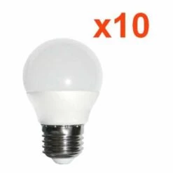 Ampoule E27 LED 6W 220V G45 240° (Pack De 10) - Blanc Neutre 4000K - 5500K - SILAMP - Blanc Neutre 4000K - 5500K -Pas Cher Ampoule LED Boutique 31932819 3
