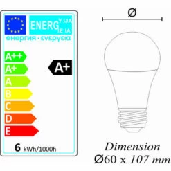 LUTECE-ARC Lot De 12 Ampoules LED E27 6W 470Lm 3000K - Garantie 5 Ans -Pas Cher Ampoule LED Boutique 32948296 4