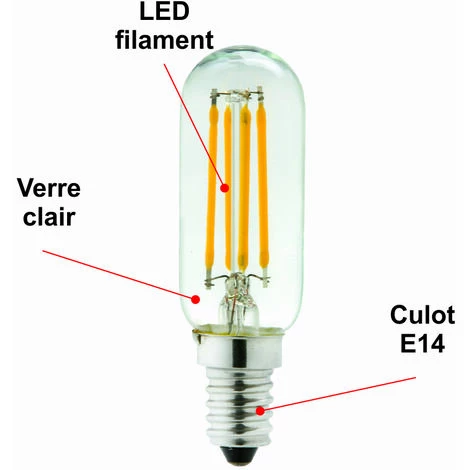 LUTECE-ARC Lot De 12 Ampoules LED Filament E14 4W) 470Lm 2700K - Garantie 2 Ans 4 LUTECE-ARC Lot De 12 Ampoules LED Filament E14 4W) 470Lm 2700K - Garantie 2 Ans – Image 2