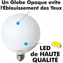 ARUM LIGHTING Ampoule Led 20W Eq 120W G120 E27 Globe | Température De Couleur: Blanc Neutre 4000K -Pas Cher Ampoule LED Boutique 33035975 4
