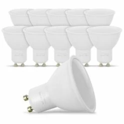 ECLAIRAGE DESIGN Lot De 10 Ampoules LED GU10 5W Eq. 40W 4000K Blanc Naturel