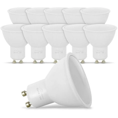 ECLAIRAGE DESIGN Lot De 10 Ampoules LED GU10 5W Eq. 40W 6000K Blanc Froid 3 ECLAIRAGE DESIGN Lot De 10 Ampoules LED GU10 5W Eq. 40W 6000K Blanc Froid