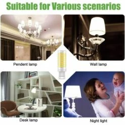 AIDUCHO Ampoule LED G9, No Flicker 5W LED Lampes Blanc Froid 6000K, 530LM, Économie D'énergie Equivalente 48W Halogène Lumière, 360 Degrés Angle, AC220-240V - Pack De 6 -Pas Cher Ampoule LED Boutique 33916921 4