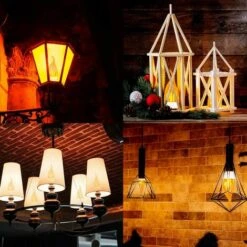 AIDUCHO Lot De 4 Ampoules LED 3 W E14 Ampoule Effet Flammes Avec 1 Modes D'éclairage Ampoule Décorative Pour Halloween, Noël, Saint-Valentin, Fête De Mariage -Pas Cher Ampoule LED Boutique 35477631 3