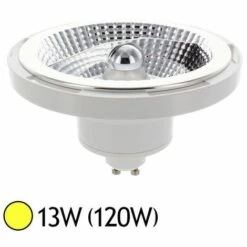 MIIDEX LIGHTING Spot Led 13W (120W) ES111 GU10 Blanc Chaud 3000°K
