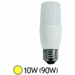 MIIDEX LIGHTING Ampoule Led Tube 10W (90W) E27 Blanc Chaud 3000°K