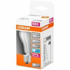 OSRAM - LED Verre Dépoli Variable 12W E27 1521lm 4000K Froid - Weiß -Pas Cher Ampoule LED Boutique 39784839 2
