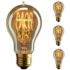 AUGIENB Ampoule Vintage Edison Retro Old Fashioned 40W A19 E27 Vis 220V-240V Classi -Pas Cher Ampoule LED Boutique 40028700 3