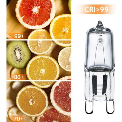 VERSAILLESFR Lot De 10 Ampoules Halogènes G9 42W 2800K Blanc Chaud 620lm 230V G9 Ampoule à Capsule à Intensité Variable 6 VERSAILLESFR Lot De 10 Ampoules Halogènes G9 42W 2800K Blanc Chaud 620lm 230V G9 Ampoule à Capsule à Intensité Variable – Image 4