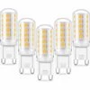TRIOMPHE TTIO Ampoule G9 LED - 5W Equivalent 33W 40W G9 Halogène, 420LM, Mini Lampe, Blanc Froid 6000K, Sans Scintillement, AC220-240V, NON-Dimmable, Lot De 5 [Classe énergétique A+] -Pas Cher Ampoule LED Boutique 40455194 1