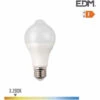 EDM Ampoule LED E27 12W Ronde A60 à Détection De Mouvement - Blanc Chaud 3200K -Pas Cher Ampoule LED Boutique 40745347 1