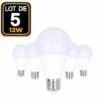 EUROPALAMP 5 Ampoules LED E27 12W Blanc Froid 6000K Haute Luminosité - Blanc Froid 6000K -Pas Cher Ampoule LED Boutique 4155360 1