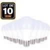 EUROPALAMP 10 Ampoules LED E27 15W 6000K Blanc Froid Haute Luminosité - Blanc Froid 6000K -Pas Cher Ampoule LED Boutique 4155373 1