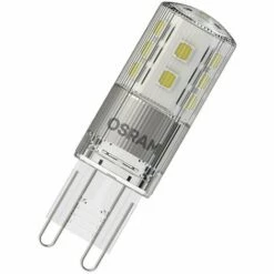 OSRAM Lampe LED PIN Dimmable Avec Culot G9, Blanc Chaud (2700K), 350 Lumens, Verre Clair, Paquet Individuel - Mehrfarbig