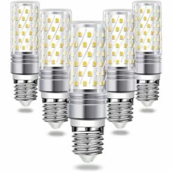 TRIOMPHE TRIOM Ampoule LED E27, Ampoule Maïs 16W Équivaut à Ampoule Halogène 120W E27 Maïs 6000K Blanc Froid 1600LM Lumineux AC 230V Chandelier E27 360° Larges Faisceaux LED 84*2835 SMD Lot De 5