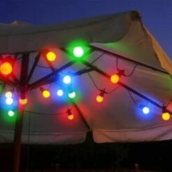 GSC LOT DE 50 AMPOULES LED JAUNE E27 COULEUR - GROS CULOT - Jaune -Pas Cher Ampoule LED Boutique 42027428 2