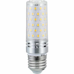 GUAZHUNIFR Ampoule E27 Mais LED 12W Blanc Froid 6000K, 360° Lumiere, Équivalent Halogène E27 100W, AC 230V, Lampe E27 LED Mais Froid Pour L'éclairage Intérieur, Non-dimmable, Lot De 4 -Pas Cher Ampoule LED Boutique 42065589 5