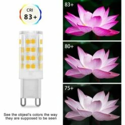 BRIDAY Ampoule LED G9 5W, Equivalent 40W , Blanc Chaud 3000k, 220-240V, 360° Angle De Faisceau, Pack De 10 -Pas Cher Ampoule LED Boutique 42236442 5