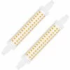 VERSAILLESFR Ampoule R7S LED 118mm Dimmable, 10W Equivalent Ampoule Halogène 100W, Blanc Chaud 3000K, 900LM, CRI>85, 220-240V, Pas De Scintillement, Lot De 2, Versailles -Pas Cher Ampoule LED Boutique 42301534 1