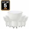EUROPALAMP 5 Ampoules LED 5W GU10 Blanc Froid 6000K Haute Luminosité -Pas Cher Ampoule LED Boutique 4254874 1
