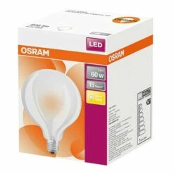 OSRAM - LED Globe 95mm Verre Dépoli 7W E27 806LM Chaud