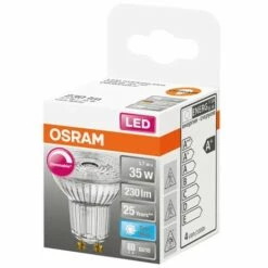 OSRAM - Spot Par16 Led 36 Verre Variable 3.7w Gu10 230lm Frd Bte 1