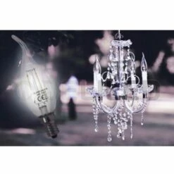 Blanc Neutre - Ampoule Filament LED Flamme Transparent - E14 - BA35 - 2,5 W - SMD Epistar - Ecolife Lighting® - Blanc 9 Blanc Neutre - Ampoule Filament LED Flamme Transparent - E14 - BA35 - 2,5 W - SMD Epistar - Ecolife Lighting® - Blanc -Pas Cher Ampoule LED Boutique 469897 3