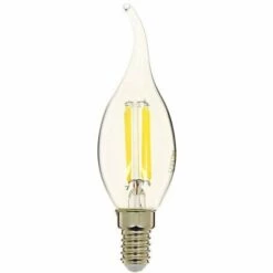 XANLITE - Ampoule à Filament LED Flamme Coup De Vent, Culot E14, 4W Cons. (40W Eq.), Lumière Blanche Neutre - RFV470FCCW