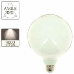XANLITE - Ampoule à Filament LED G125, Culot E27, 11,8W Cons. (100W Eq.), Lumière Blanche Neutre - RFE1521BOCW -Pas Cher Ampoule LED Boutique 47378048 4