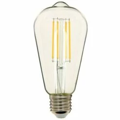 XANLITE - Ampoule à Filament LED Edison, Culot E27, 8W Cons. (75W Eq.), Lumière Blanc Chaud - RFE1055ST