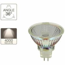 XANLITE - Ampoule LED Spot, Culot GU5.3, 5,5W Cons. (35W Eq.), Lumière Blanc Neutre - VM35SCW -Pas Cher Ampoule LED Boutique 47378064 5