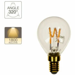 XANLITE - Ampoule LED (P45) / Vintage, Culot E14, 4W Cons. (18W Eq.), 180 Lumens, Lumière Blanc Chaud - RFDV130PS -Pas Cher Ampoule LED Boutique 47378107 3