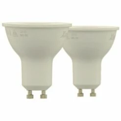XANLITE - Lot De 2 Ampoule LED Spot Au Culot GU10, 6W Cons. (75W Cons.), Lumière Blanche Chaude - PACK2MG75S