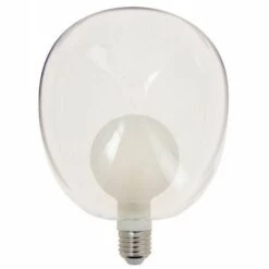 XANLITE - Ampoule LED Déco, Double Verre, Forme "egg", Culot E27, Blanc Neutre, Forme Allongée - RDEE150G9DVOT