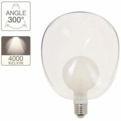 XANLITE - Ampoule LED Déco, Double Verre, Forme "egg", Culot E27, Blanc Neutre, Forme Allongée - RDEE150G9DVOT -Pas Cher Ampoule LED Boutique 47378182 4