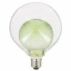 XANLITE - Ampoule Déco LED, Double Verre Vert, G125, Culot E27, 4W Cons. 2700K Blanc Chaud - RFDEB125DVGREEN