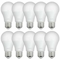 XANLITE - Lot De 10 Ampoules LED A60, Culot E27, 9W Cons. (60W Eq.), Lumière Blanc Chaud - PACK10EE806G