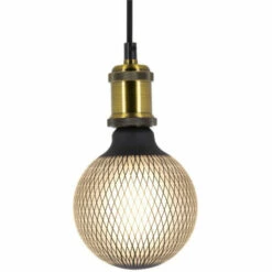 XANLITE - Ampoule Déco LED Filament, Aspect Filet Noir, G125, Culot E27, 4W Cons. 2700K Blanc Chaud - RFDEB125GRAPHLO -Pas Cher Ampoule LED Boutique 47378246 5