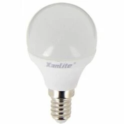 XANLITE - Ampoule LED P45, Culot E14, 5W Cons. (40W Eq.), Lumière Blanc Chaud - EV470P