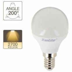 XANLITE - Ampoule LED P45, Culot E14, 5W Cons. (40W Eq.), Lumière Blanc Chaud - EV470P -Pas Cher Ampoule LED Boutique 47378276 3